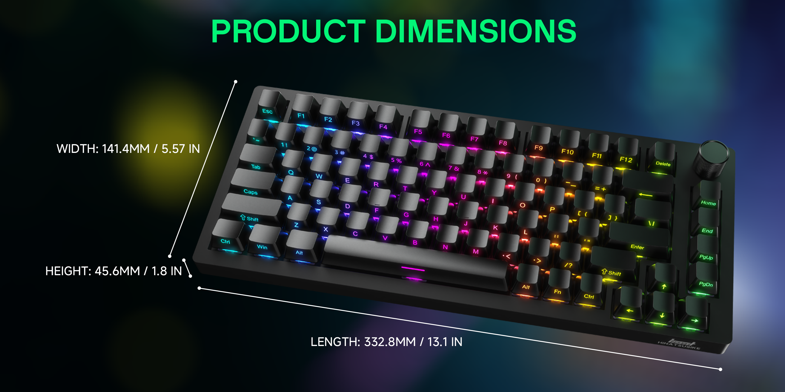HINATSUSIKE H83 Pro Gaming Mechanical Keyboard